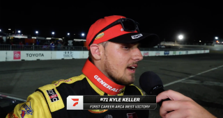 Kyle Keller’s Victory Lane interview at Tri-City Raceway